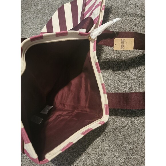 NWT Victoria's Secret PINK large tote beach bag weekender - Picture 3 of 3